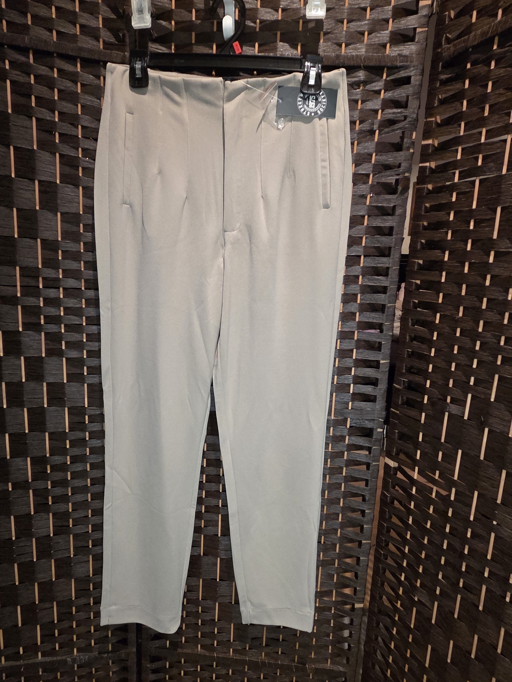 Streetwear Society Straight Leg Pants in Light Beige
